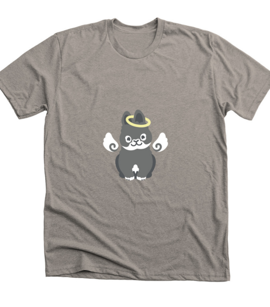 Angel Cooper crew neck T-shirt - Cooper the Pooper